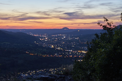 Der Hohenstaufen in der blauen Stunde